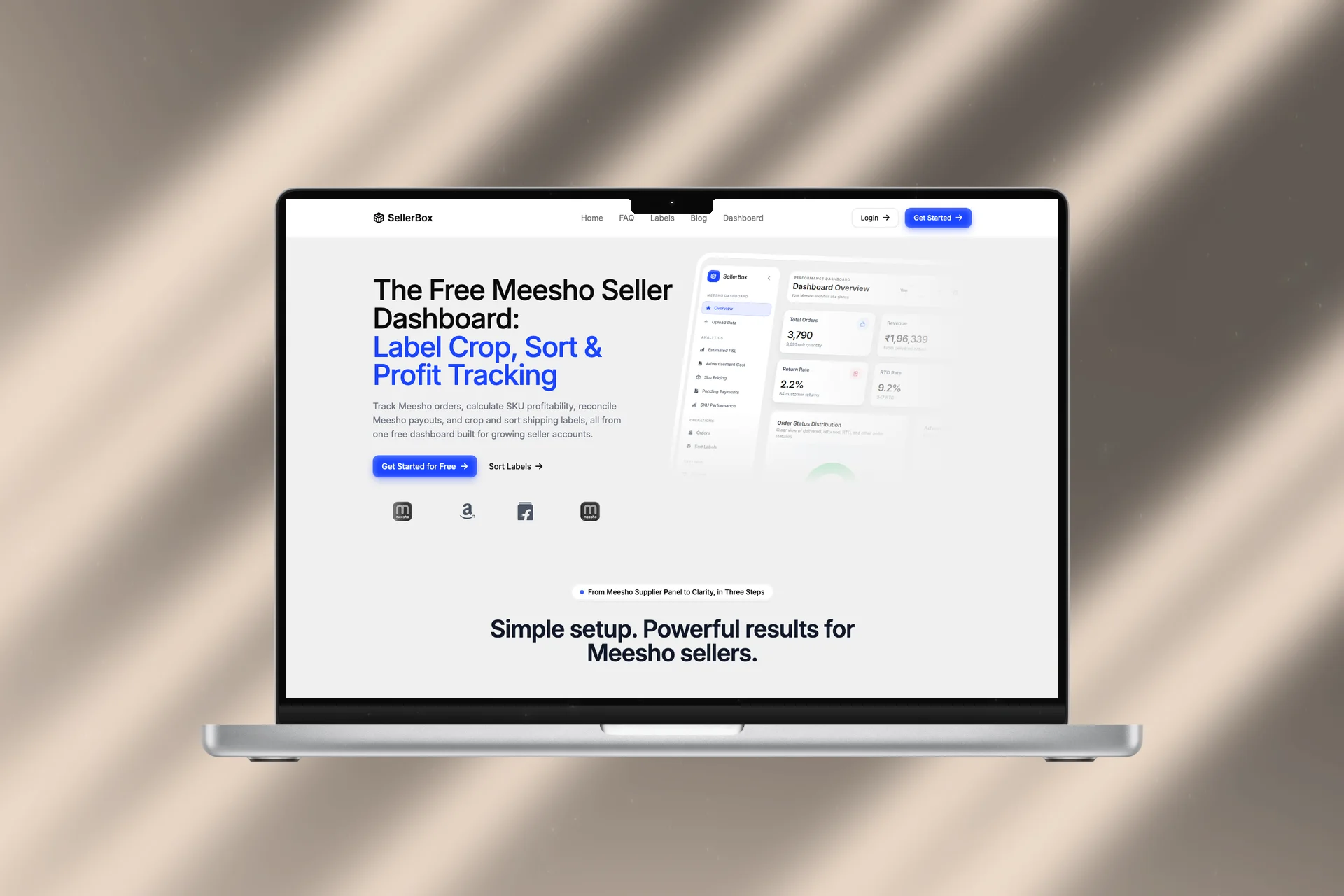 SellerBox — SaaS · Seller Analytics